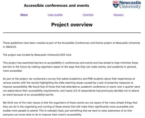 main image for Accessible conferences and events