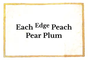 main image for Each Edge Peach Pear Plum