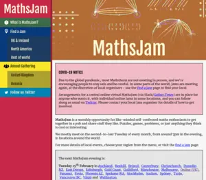 main image for mathsjam.com
