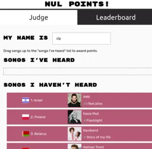 main image for Nul points!