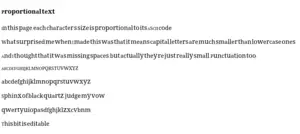 main image for Proportional text